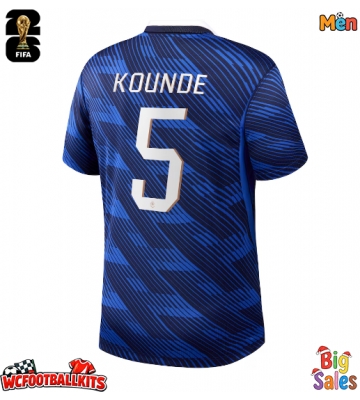 France Jules Kounde #5 Replica Home Stadium Shirt World Cup 2026 Short Sleeve